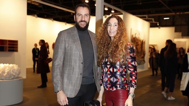 Borja y Blanca Thyssen en ARCO