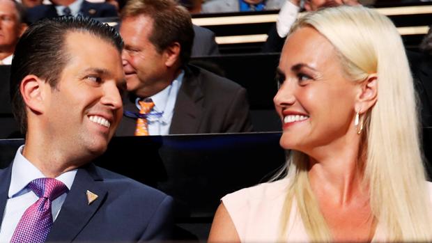 El hijo mayor de Trump y su esposa Vanessa
