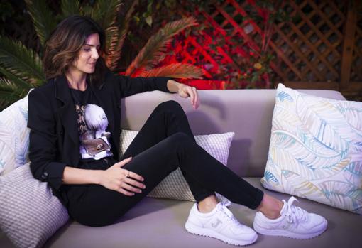 Clara Lago, en el hotel Miguel Ángel, durante la presentación