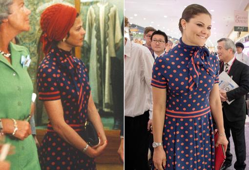 Victoria de Suecia llevó en 2017 un vestido de su madre de hace 40 años