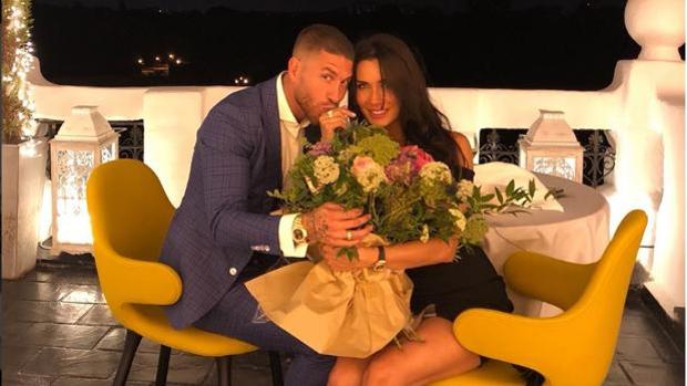 Sergio ramos y Pilar Rubio