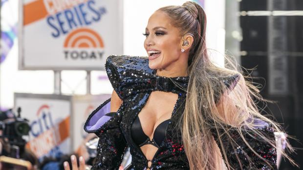 Jennifer Lopez, durante una reciente actuación