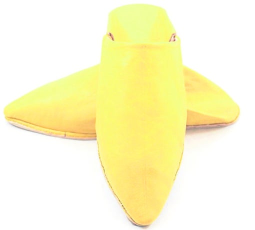 Babuchas en cuero amarillo de Snayi (27 euros)