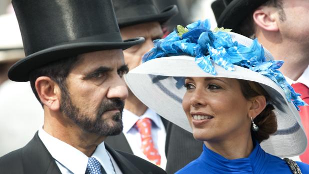 Princesa Haya de Jordania y el emir de Dubai