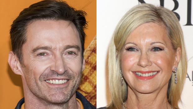 Hugh Jackman y Olivia Newton-John