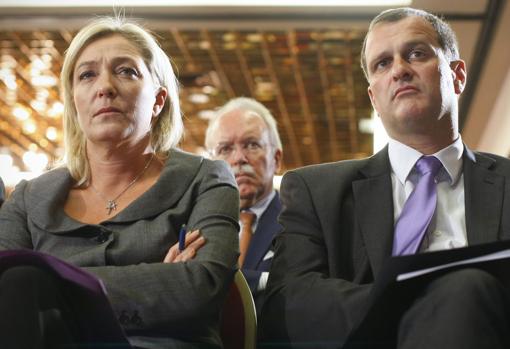 Marine Le Pen y Louis Aliot