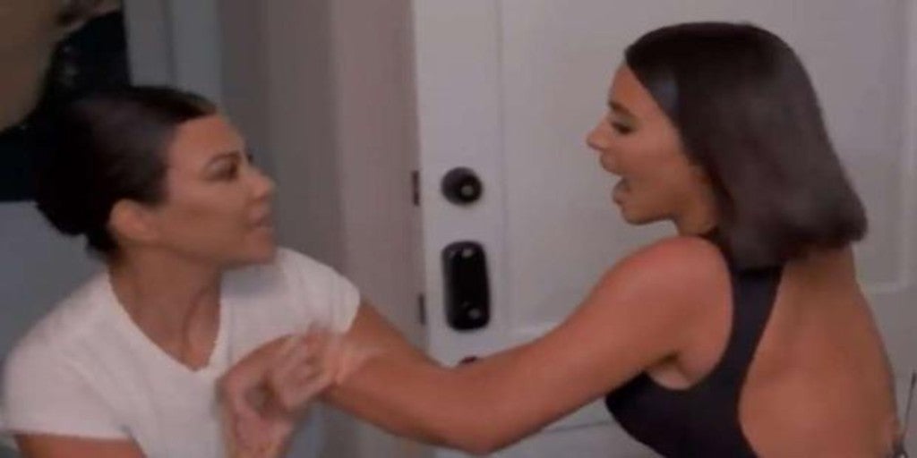 Kim y Kourtney Kardashian se enzarzan en una pelea a golpes que termina en drama familiar
