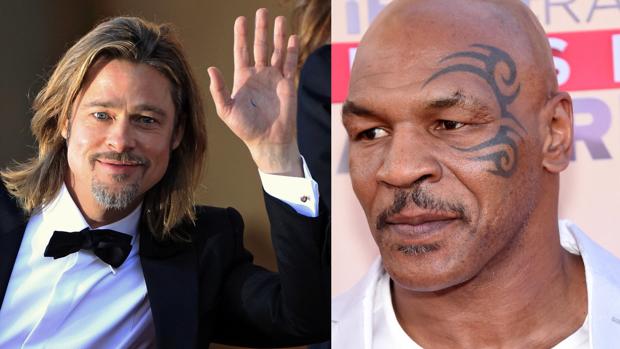Brad Pitt y Mike Tyson