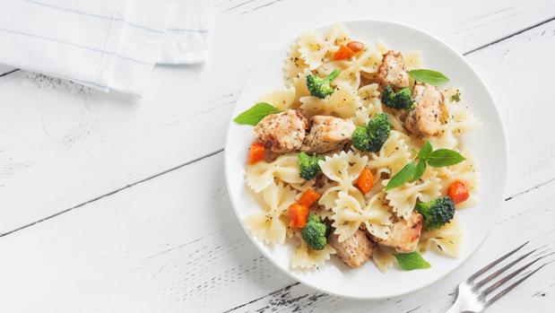 Cocida congelar pasta
