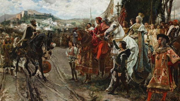 Cuadro de la rendición de Granada
