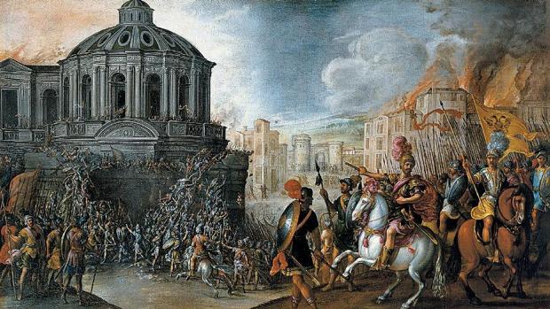 En 1527 el ejército de Carlos V arrasó Roma y estuvo cerca de acabar con la vida del Papa