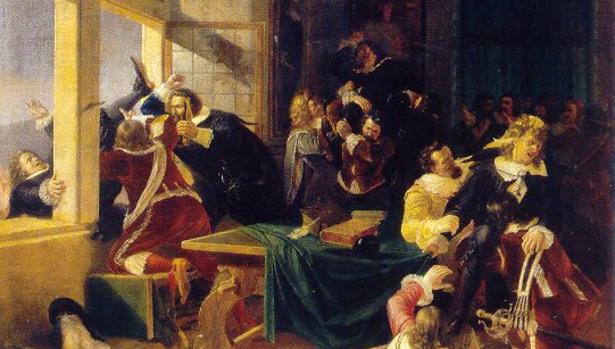 La segunda defenestración de Praga (Karel Svoboda, 1844)