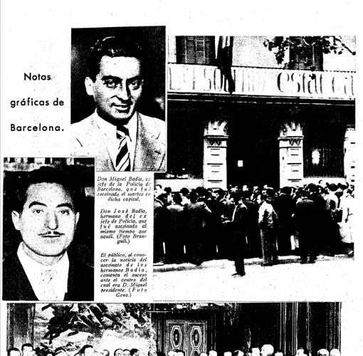 Página del diario ABC con la fotografía de los dos hermanos