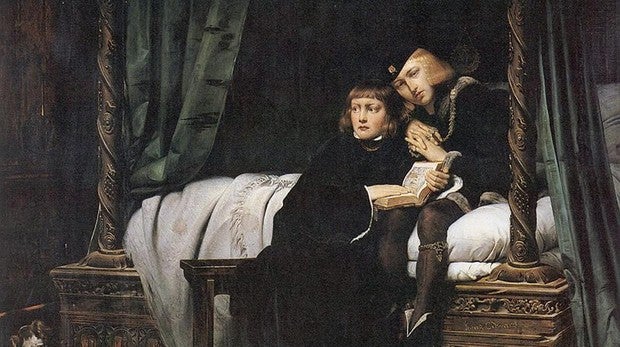 «El rey Eduardo V y el duque de York en la Torre de Londres» de Paul Delaroche, 1831