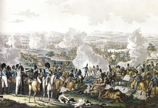 Representación de la Batalla de Wagram