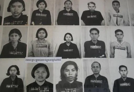 Algunas de las víctimas que sufrieron torturas en la prisión de Toul Sleng, donde murieron entre 15.000 y 20.000 personas a manos de los Jemeres Rojos