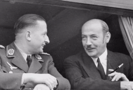 Hermann y su hermano Albert Göring, en una imagen de archivo