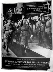 Portada de ABC dedicada a la cita de Hendaya.