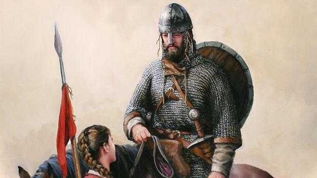 «La despedida», cuadro de Augusto Ferrer-Dalmau que el pintor de batallas hizo expresamente para la portada de la novela «Sidi»