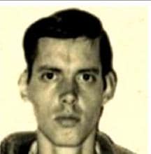 Heinz Chez, en la foto original de su detención, en 1972