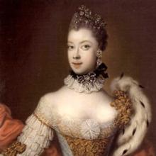 Retrato de Carlota, por Gemälde von Esther Denner 1761