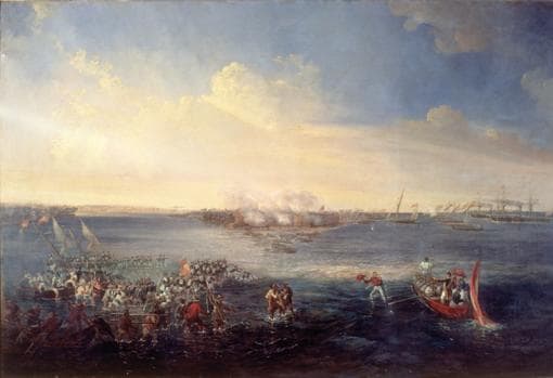 Attack on the island and fort of Balanguingui.