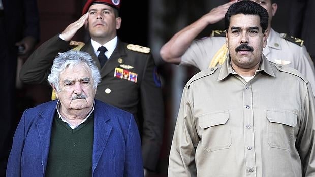 José Mújica y Nicolás Maduro, en una fotografía de archivo