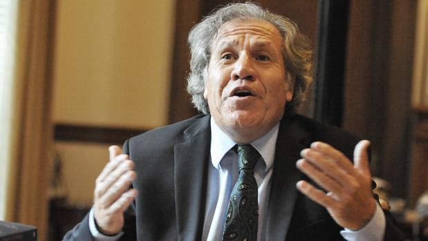 Almagro, durante su entrevista con ABC