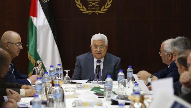 Mahmud Abás, el pasado día 13 en el comité ejecutivo de la Organización para la Liberación de Palestina