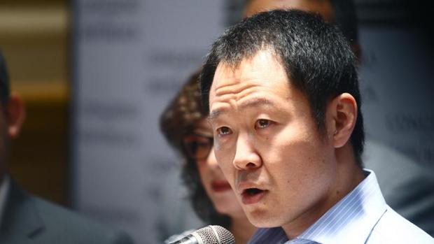 Kenji Fujimori anuncia la creación de su partido, Cambio 21, el pasado 31 de enero