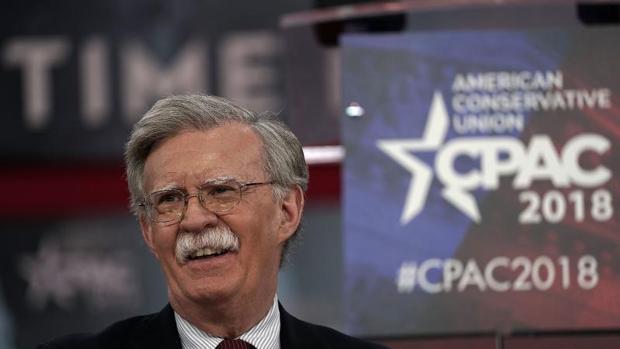 John Bolton, exembajador ante la ONU, durante una cumbre de los conservadores (CPAC) celebrada el pasado febrero en National Harbor (Maryland)