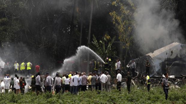 El Boeing 737-200, siniestrado el pasado viernes tras despegar del aeropuerto internacional José Martí, en La Habana