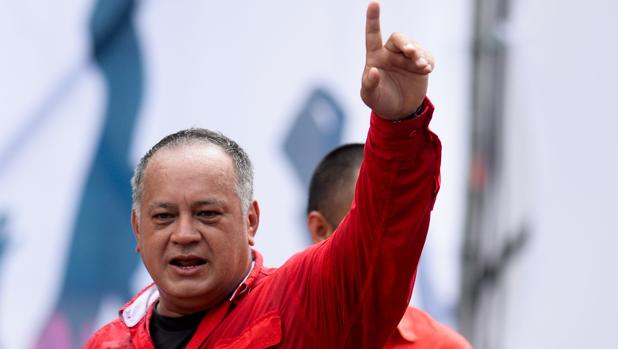Diosdado Cabello, durante un acto en 2017 en apoyo de la reforma constitucional de Nicolás Maduro