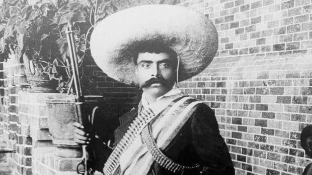 El revolucionario Emiliano Zapata, en 1910