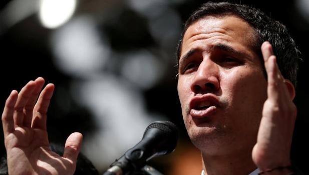 Juan Guaidó, quien se declaró a sí mismo presidente de Venezuela al considerar ilegítimo el nuevo mandato de Maduro
