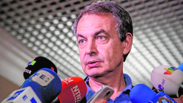 Rodríguez Zapatero, en uno de sus viajes a Caracas en julio de 2016
