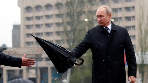 Vladimir Putin, la semana pasada en Kirguizistán