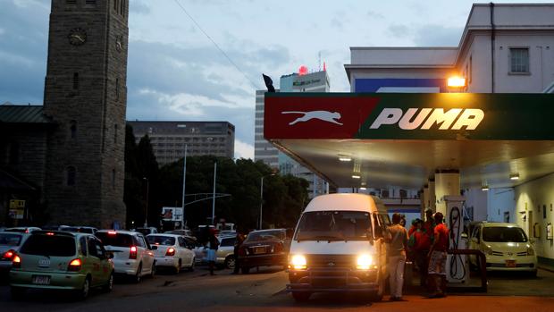 Una calle de Harare, la capital de Zumbabue, el año pasado