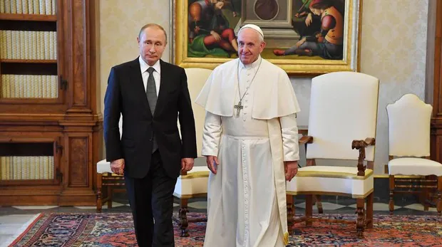 ¿Cuánto mide Vladimir Putin? - Altura - Real height Putin-papa-frncisco-kNqH--620x349@abc
