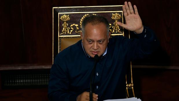 El presidente de la Asamblea Nacional Constituyente, Diosdado Cabello, la semana pasada
