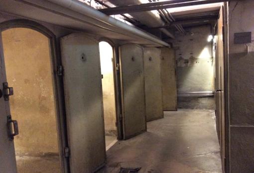Varias de las celdas para los detenidos en el cuartél general de la Gestapo, en el edificio EL-DE, en Colonia