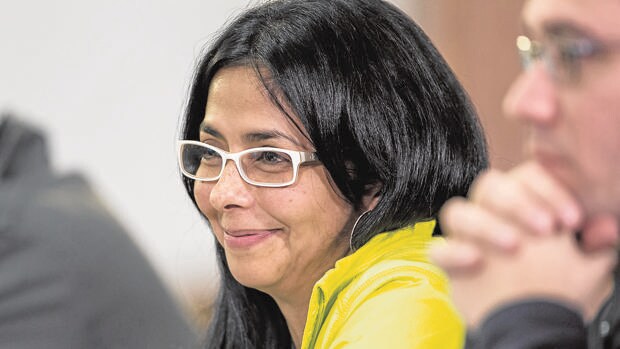 La vicepresidenta chavista, Delcy Rodríguez, en una imagen de archivo