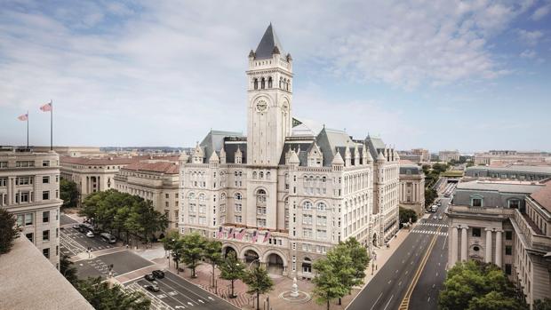 Foto panorámica del hotel Trump en Washington