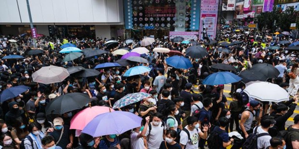 Una protesta en Hong Kong contra la Ley de Seguridad china deja más de 180 detenidos