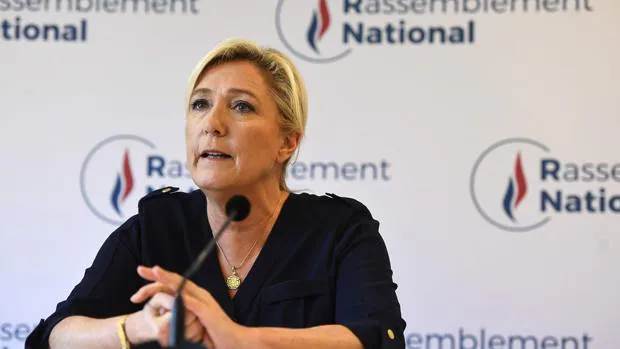 Marine Le Pen, líder del partido político Agrupación Nacional