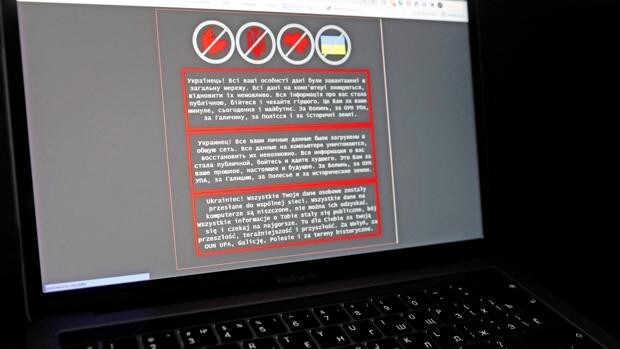 Ciberataque masivo contra los portales del Gobierno ucraniano: «Tengan miedo y espérense lo peor»