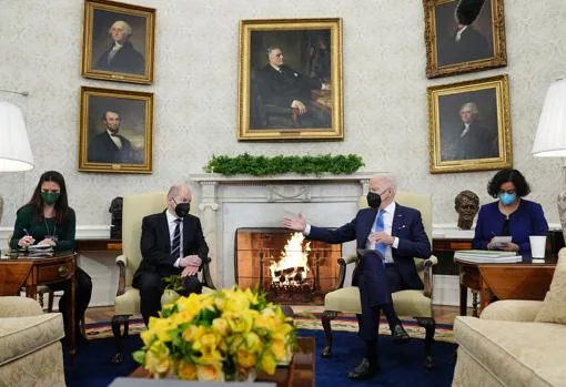 Scholz has met with Biden at the White House