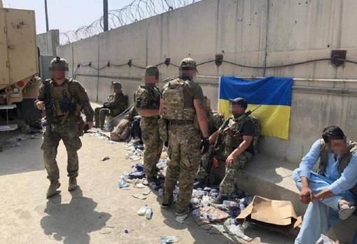 Operaciones especiales de Ucrania, durante la operación de evacuación de civiles desde Kabul