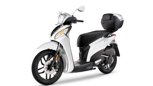 El nuevo Kymco Miler 125 en color blanco