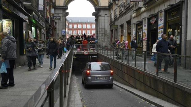 El parking de la Calle Mayor, situado en Madrid Central